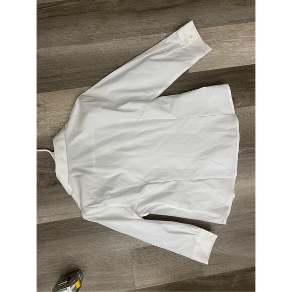Jones New York Easy-Care Button-Up Shirt, White, Size Medium, MSRP $80 - Picture 9 of 10